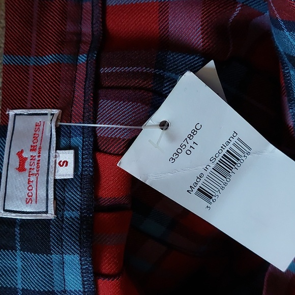Scottish House Red Blue Tartan Kilt Sz S - Picture 7 of 8